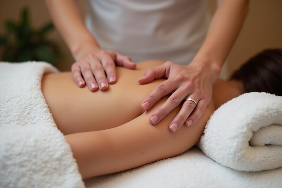 Therapeutische Massage Behandlung